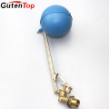 GutenTop High Quality forged CW617n Water tank mechanical ball float valve water level float valve brass float ball